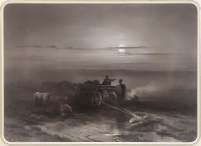 Привал обоза в степи