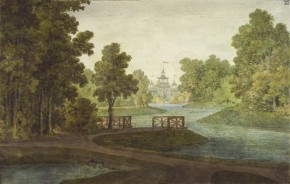Царское Село. В парке. Вид на Китайскую деревню
