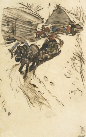 С горы (Зимой)