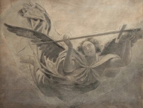 Летящий ангел с мечом