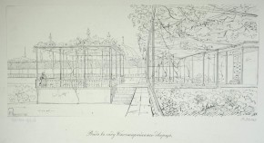 Вид в саду Бахчисарайского дворца