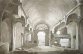 Вид внутренности церкви в Инкермане
