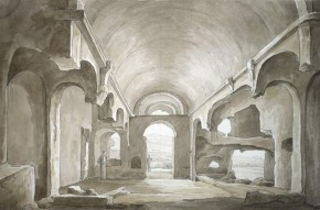 Вид внутренности церкви в Инкермане