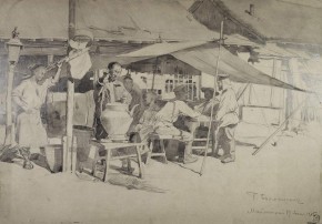 Китайская кухня-палатка в Маймайкае