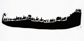 Наполеон, наблюдающий движение войск