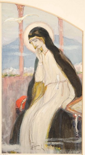 Благовещение: Дева Мария