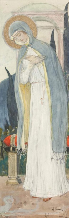 Благовещение: Дева Мария