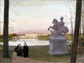 Версаль. У Курция (Вид на дворец со стороны Швейцарского озера)