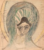 Голова с нимбом