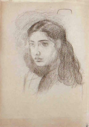 Портрет неизвестной (Елены Праховой?)