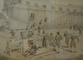 Петр Великий на голландской верфи