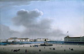 Вид с Сенатской площади на набережную Васильевского острова