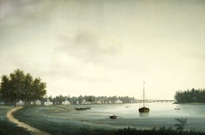 Вид Каменного острова / Вид набережной реки Крестовки на Каменном острове под Санкт-Петербургом