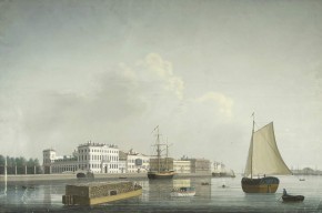 Нева у Дворцовой набережной и Летнего сада