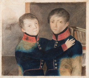 Портрет двух лицеистов