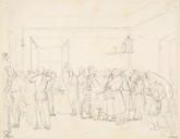 Передняя частного пристава накануне большого праздника