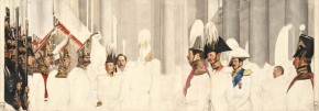 Освящение полковых знамен в Зимнем дворце 26 марта 1839 года