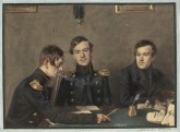 Портрет братьев Андрея, Григория и Александра Дружининых