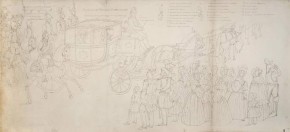 Прориси персонажей к картине «Парад по случаю окончания военных действий в Царстве Польском 6 октября 1831 г. на Царицыном лугу в Петербурге»