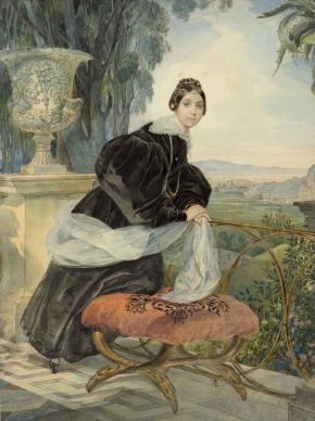 Портрет светлейшей княгини Е. П. Салтыковой (урожденной Строгановой)