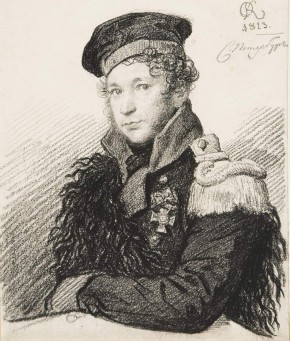 Портрет А. Р. Томилова (в форме ополченца)