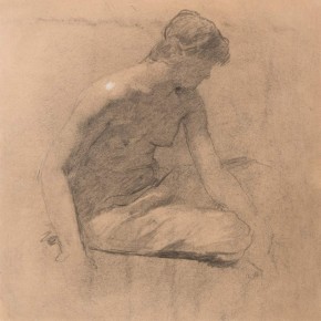 Натурщица сидящая