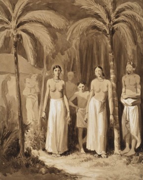 Деревня Гатиганава, в девяти милях от Канди на Цейлоне, в которой живут изгнанники, выселенные во времена Кандийских царей