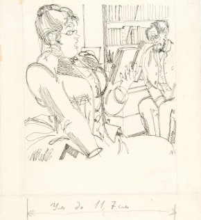 Иллюстрация к рассказу А.П. Чехова «Драма»