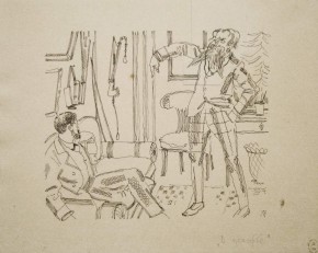 Иллюстрация к рассказу А. П. Чехова «В усадьбе»