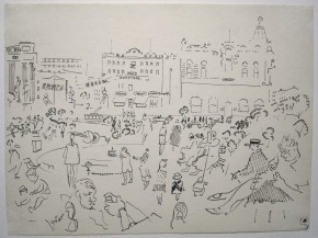 В сквере у Казанского собора