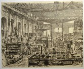 В литейной мастерской. Ленинградский металлический завод