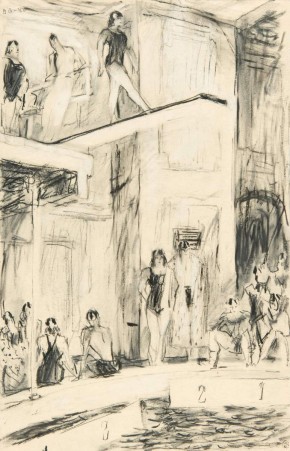 В плавательном бассейне