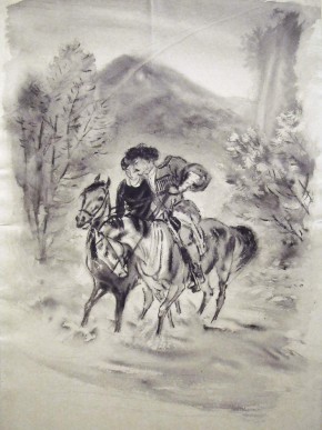 Иллюстрация к роману М. Ю. Лермонтова «Герой нашего времени»