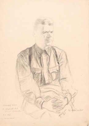 Командир полка В. С. Мозалев