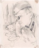 Старший лейтенант т. Шентуха «За корректировкой огня»