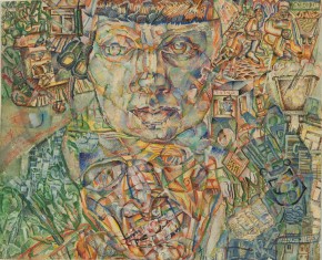 Автопортрет. Первая работа, сделанная у Филонова