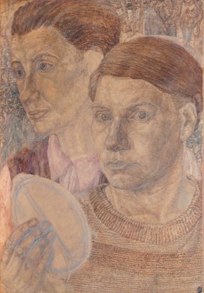 Двойной портрет. П. И. Важнова и З. А. Любецкая