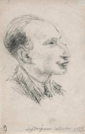 Портрет художника Л. А. Юдина