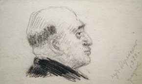 Портрет художника-графика Г. С. Верейского