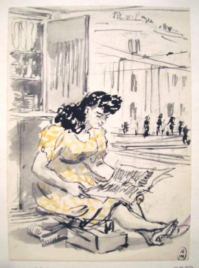 Чистильщица обуви