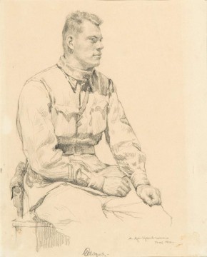 Портрет Героя Советского Союза А. Т. Севастьянова