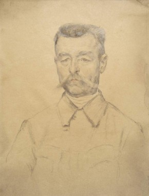 Портрет В. Г. Елистратова, реставратора-краснодеревщика ГРМ