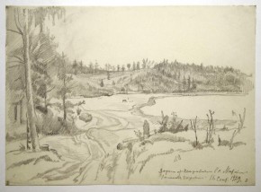 Дорога из Петровского в село Михайловское