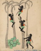 Пальмы. Эскиз иллюстрации к книге «Негры»