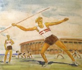 Метатель копья на Олимпийских играх