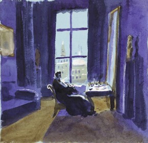 Онегин дома