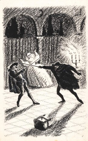 Иллюстрация к пьесам в стихах А. С. Пушкина «Маленькие трагедии»