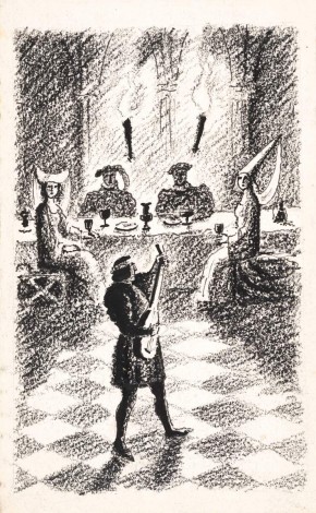 Иллюстрация к пьесам в стихах А. С. Пушкина «Маленькие трагедии»