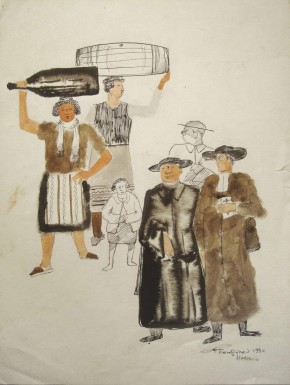 В Италии. Уличная сценка