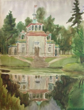 Царское Село. Скрипучая или Китайская беседка